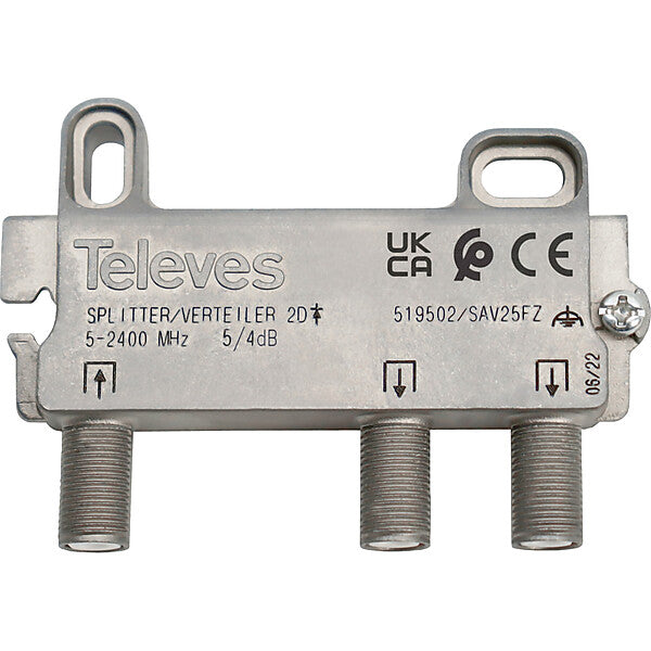 Televes Verteiler 2f. 5-2400Mhz 5dB SAV25FZ